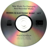 New Music For Electronic & Recorded Media (Women In Electronic Music - 1977)