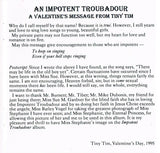 Songs Of An Impotent Troubadour