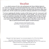 Menagerie / Beach Singularity / Vocalise