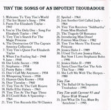 Songs Of An Impotent Troubadour