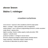Croatian Variations