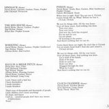 The Complete Score From The Broadway Production Of "The Catherine Wheel" (Choreographed By Twyla Tharp)