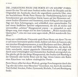 Variations Pour Une Porte Et Un Soupir / Voile D'Orphée
