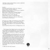 The Complete Score From The Broadway Production Of "The Catherine Wheel" (Choreographed By Twyla Tharp)