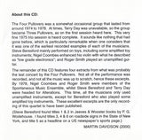 Three & Four Pullovers (1975-8)