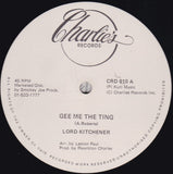 Gee Me The Ting / Instrumental