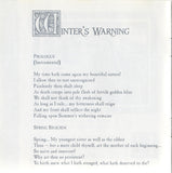 Love Poems For Dying Children... Act III: Winter And The Broken Angel