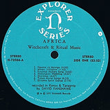 Africa - Witchcraft & Ritual Music