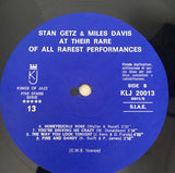 Here Are Stan Getz & Miles Davis At Their Rare Of All Rarest Performances Vol. 1