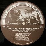 Louisiana Cajun French Music From The Southwest Prairies Vol. 1