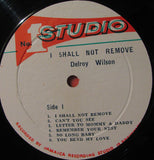 I Shall Not Remove