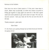 Rumours Of An Incident