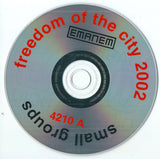 Freedom Of The City 2002: Small Groups