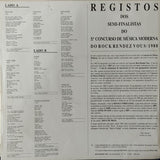 Registos - 5º Concurso de Música Moderna Portuguesa