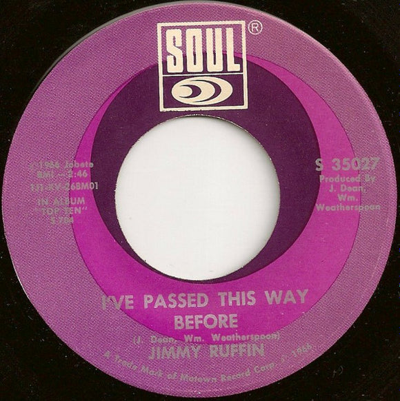 I've Passed This Way Before