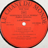 Residencia En La Tierra (Hommage À Pablo Neruda)