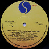 More Songs About Buildings And Food