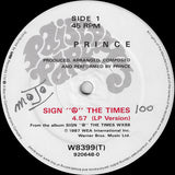 Sign "O" The Times