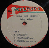I Shall Not Remove