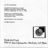 As Yet Untitled