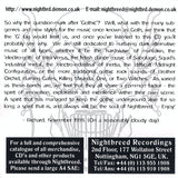 The Gothic (?) Sounds Of Nightbreed - Label Sampler - Part 3