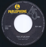 Get Back / Don't Let Me Down
