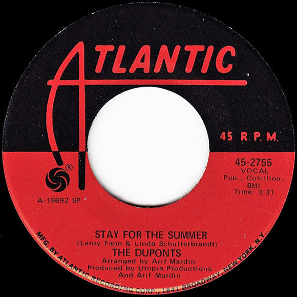 Stay For The Summer / Stranger On The Shore