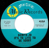 It's To Late To Be Sorry / Please Don't Use My Name