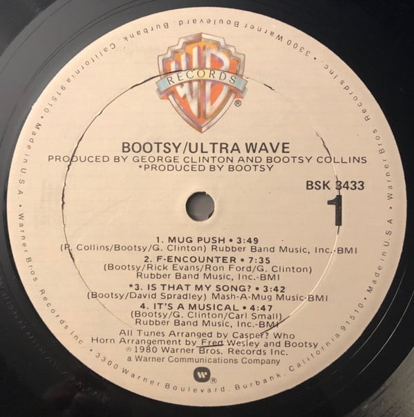 Ultra Wave by Bootsy Collins Groovie Records
