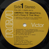 America The Beautiful (Let's Keep It That Way)