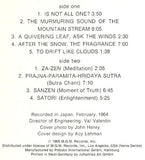 Music For Zen Meditation (And Other Joys)