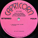 The Allman Brothers Band At Fillmore East