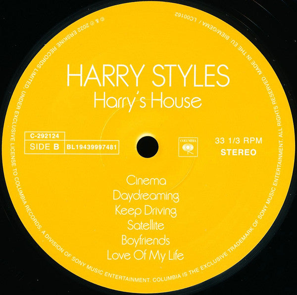 Harry's House by Harry Styles - Groovierecords.com – Groovie Records