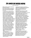 30 Anos De Bossa Nova