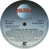 The Height Of Bad Manners