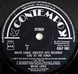Major Lance's Greatest Hits Recorded Live At The Torch