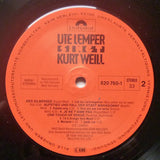 Singt Kurt Weill