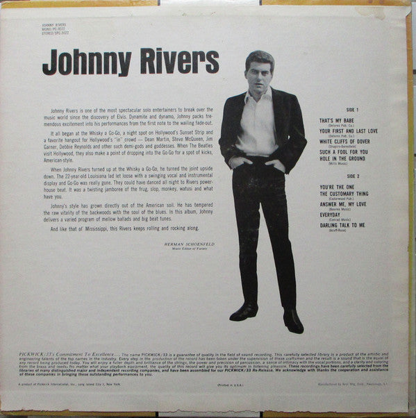 Johnny Rivers by Johnny Rivers - Groovierecords.com – Groovie Records